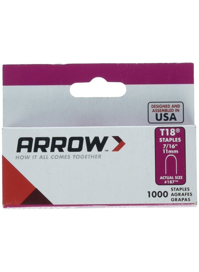 ارو مثبت 187 7/16" T18 دبابيس