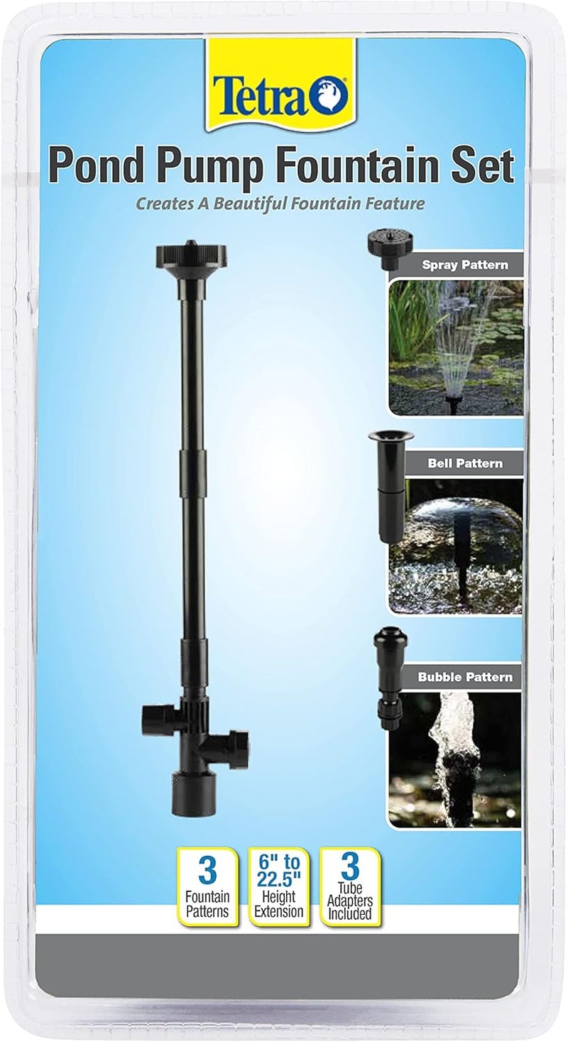 TetraPond Pond Pump Fountain Set SprayBellFrothy Patterns