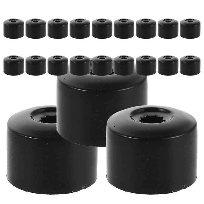 17mm Plastic Wheel Lug Nut Caps 20pcs Hexagonal Hub Cover Dustproof Tire Bolt Protection - Image 2