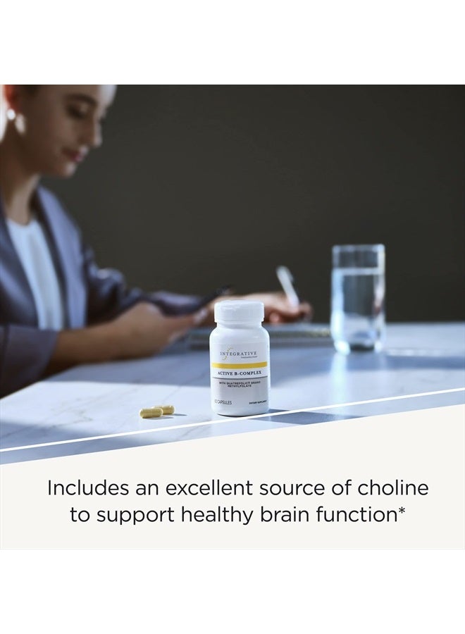 Integrative Therapeutics Active B-Complex - Energy Metabolism Support* - B-Complex Vitamin Supplement with 8 B-Vitamins, Vitamin B12, Folate, Choline - 60 Capsules - 2 Pack - Image 5