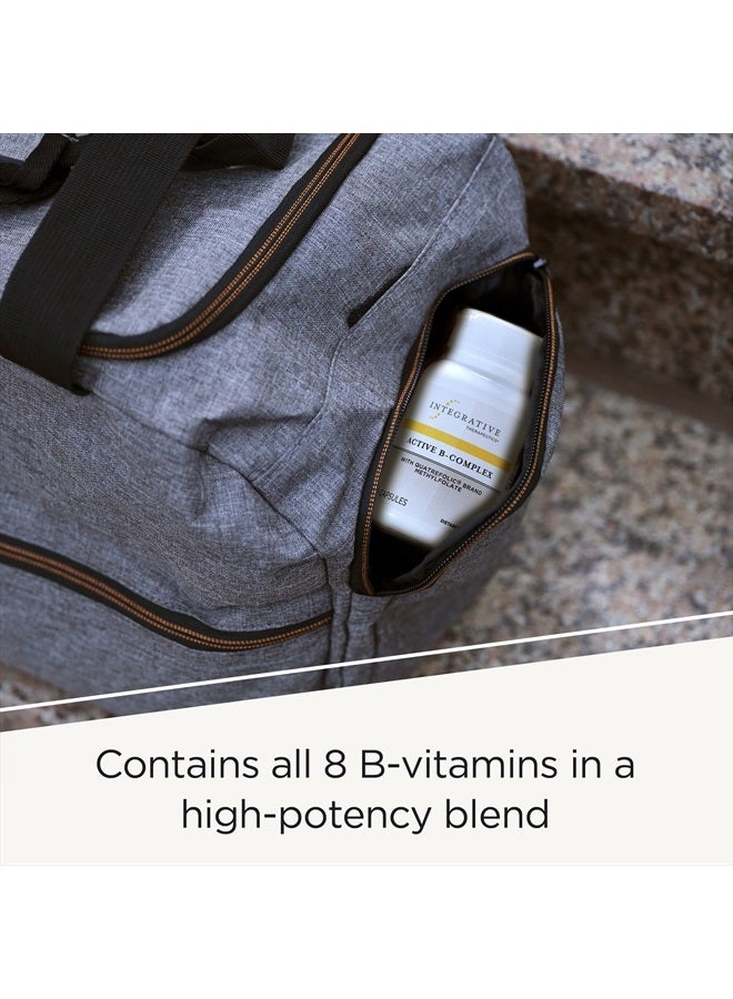 Integrative Therapeutics Active B-Complex - Energy Metabolism Support* - B-Complex Vitamin Supplement with 8 B-Vitamins, Vitamin B12, Folate, Choline - 60 Capsules - 2 Pack - Image 3