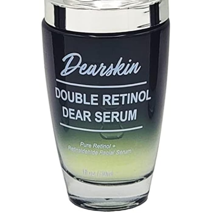 Dearskin سيروم الريتينول دابل ريتينول دير سيروم من دير سكين ريتينالديهيد 0.1% بالإضافة إلى ريتينول نقي 0.5% مضاد للشيخوخة قوي لإصلاح التجاعيد وتجديد السيروم - Image 2