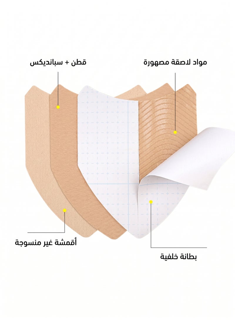 Inner Thigh Anti-Wear Patch 10 Pcs, High Elasticity Invisible Inner Thigh Anti-wear Patch, Thigh Protectors from Chafing (Skin Color) - Image 4