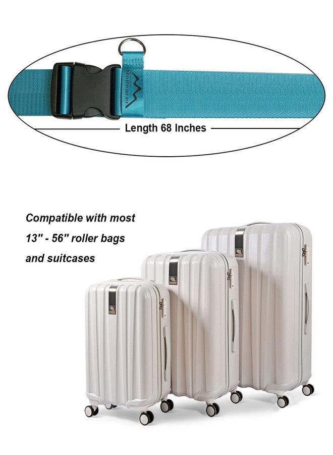 MoBearer Car Seat Travel Belt Car Seat Travel Strap to Convert Kid Car Seat and Carry-on Luggage into an Airport Car Seat Stroller,Safe Travel Solution for Transport (Blue, Large-1) - Image 4