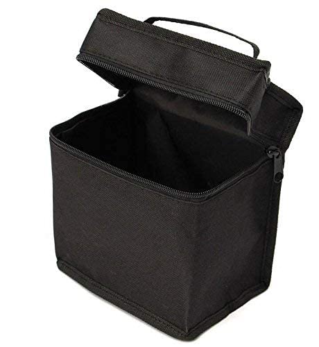 BEMLP Multifunction Large Capacity Black Folding Marker Pen Canvas Pencil Case Pen Storage Bag Can Hold 24-80 pcs Markers Pen (S and L) - Image 2