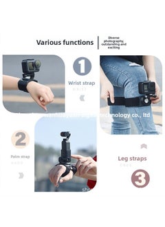 ماركة غير محددة حزام المعصم القابل للتطبيق Gopro12/11/10/9 Insta360 Dajiang Action4 ملحقات حزام المعصم للكاميرا الرياضية - اللون: حزام معصم ثلاثة في واحد  - Image 4