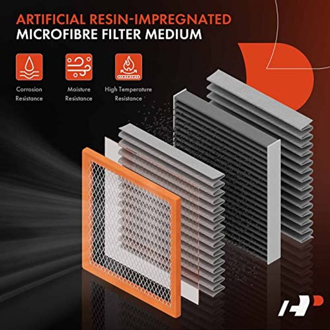 A-Premium 2-PC Engine Air Filter Compatible with Lexus ES350 & Toyota Avalon, Camry, Highlander, RAV4, 2018-2022, Flexible Panel, Replace# 17801-F0060 - Image 3
