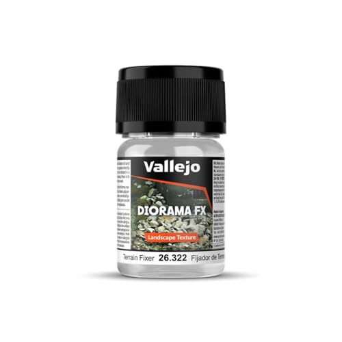 Vallejo - Diorama FX Landscape Textures | Terrain Fixer | Preserves the Tones and Textures of the Bases Used | 35 ml. (1.18 fl.oz.) - Image 1