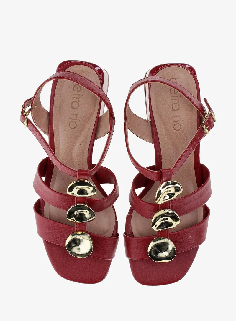 Beira Rio Cherry Beira Rio Women’s Flat Sandals with Back Strap – Secure Fit and Lightweight Daily Wear for Women | Best Price UAE