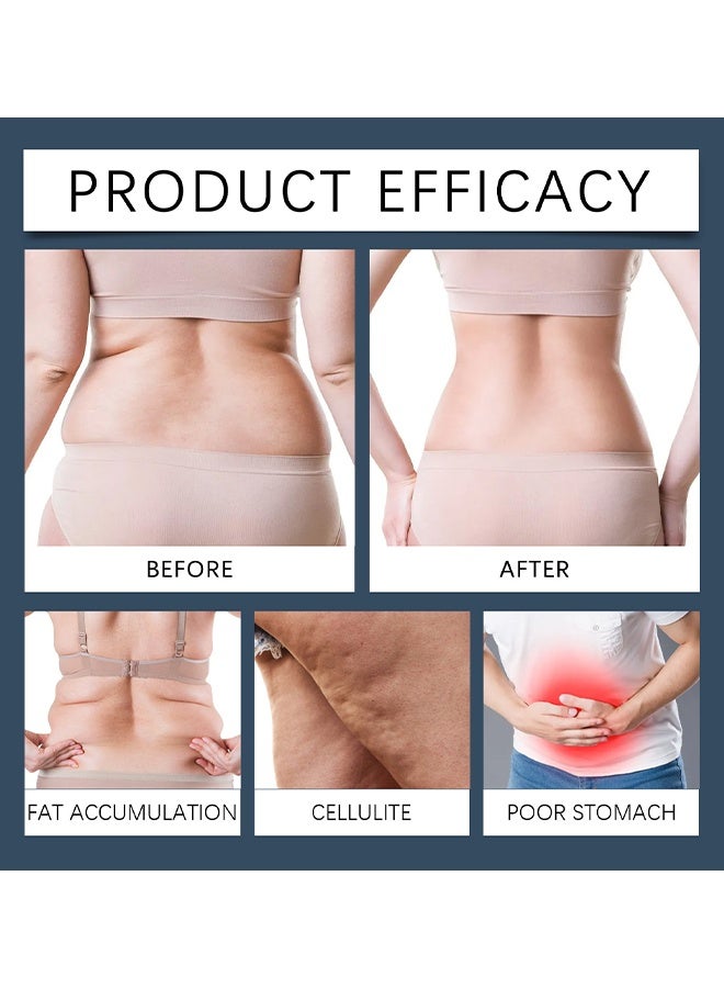 ximonth Mild Ingredienten Afslankoleister, Instant Lifts Tummy Tuck Tape, Instant Belly Lift Tape Transparent Lifting Adhesive Bandage Patch, For Belly Sagging Skin Fat Anti Chafing Ultra Thin Inner Paste Waterproof Pad Disposable Shaping Belly Lifting Stickers (12 Pieces) - Image 5
