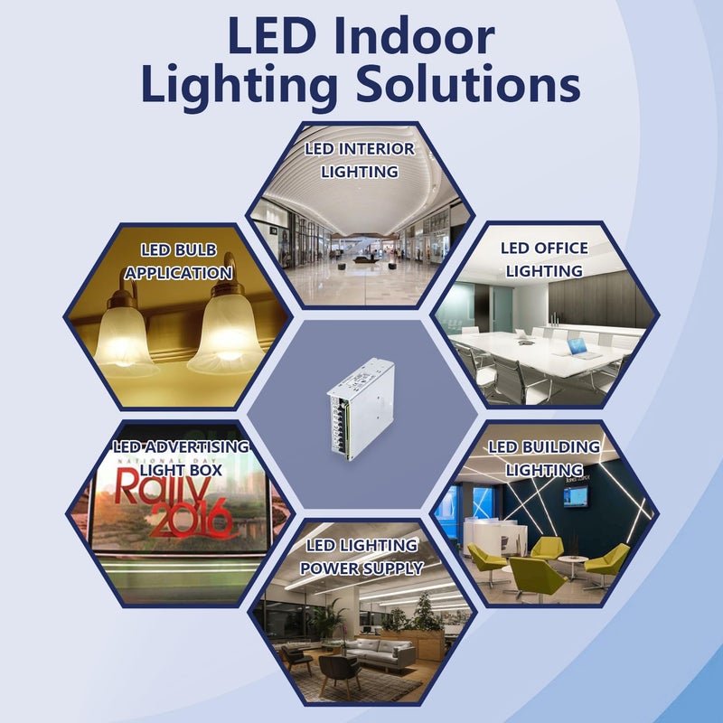 DYSGLOBAL RT 65C مصدر طاقة تبديل ثلاثي الإخراج 65.5 واط 5 فولت 15 فولت 15 فولت للإضاءة الصناعية LED - Image 5