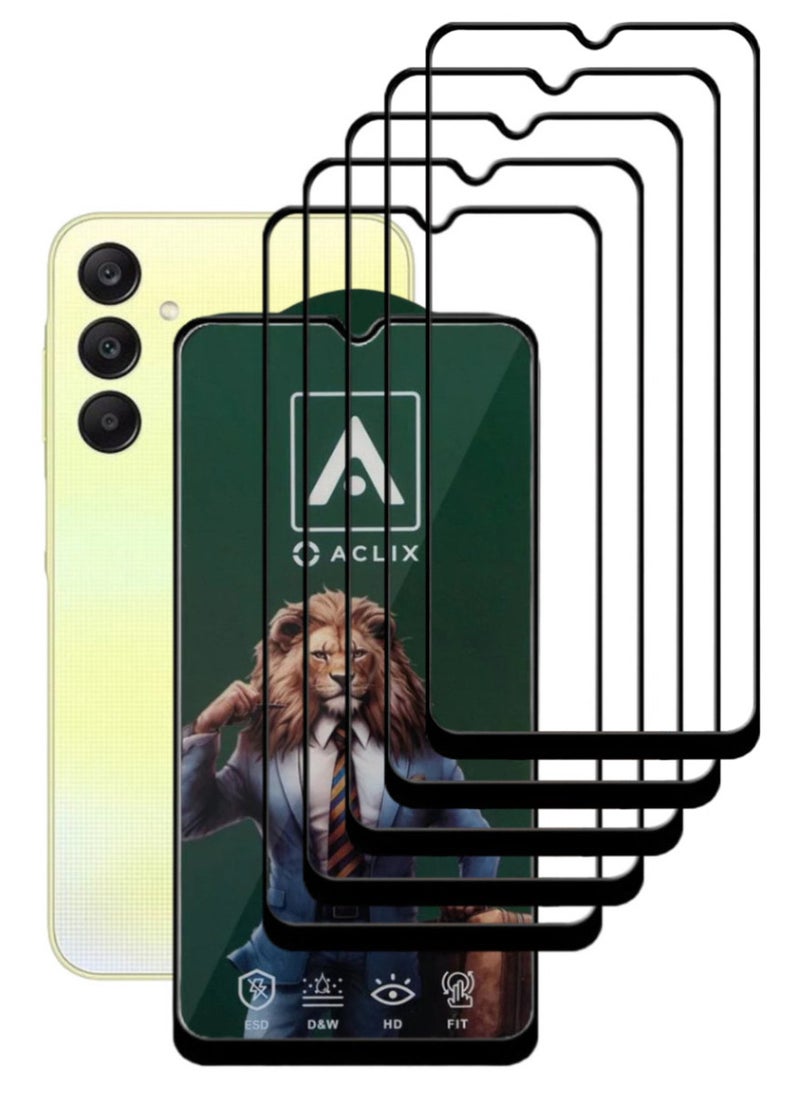 أكاليكس 5 قطع، حماية شاشة، لهاتف سامسونج جالاكسي A25، جودة ممتازة. - Image 1