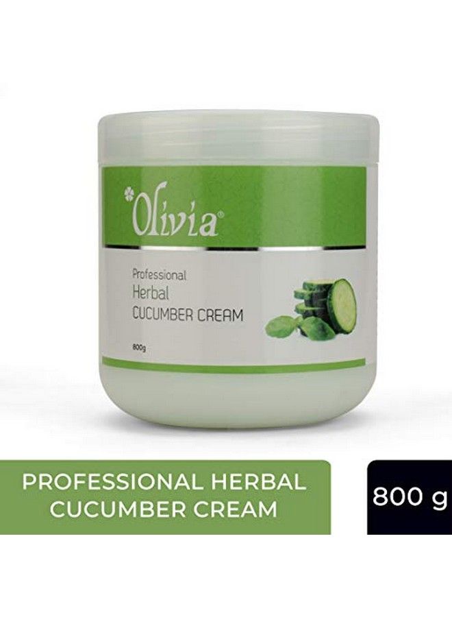 Olivia Herbal Cucumber Facial Massage Cream 800G Sooting Cleanser Radiance And Glow - Image 3