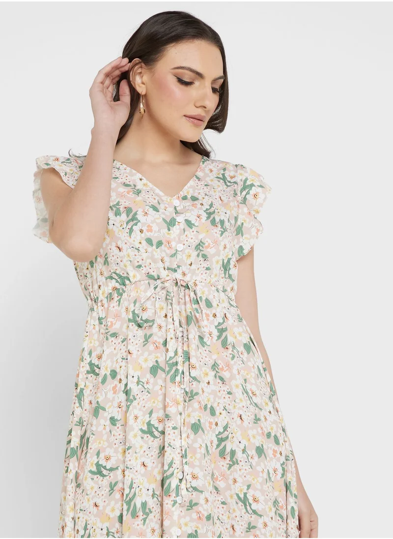ELLA Floral Printed Dress