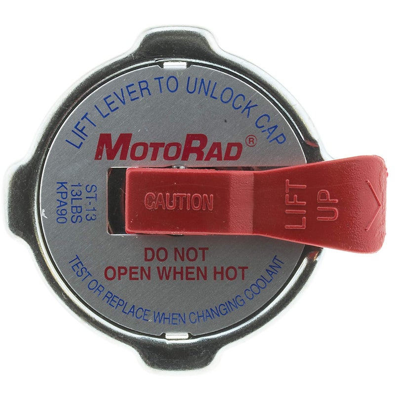 MotoRad MotoRad ST13 Radiator Cap Fits Ford F-150 75–96 Ranger 83–97 F-250 66–97 F-350 65–97 E-350 Econoline 75–98 Jeep Wrangler 87–93 Cherokee 84-95 Comanche 86-92 Wagoneer 65-87 C1UZ8100A 861855 861852  - Image 3