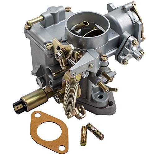 Tuningsworld 30/31 PICT-3 Carburetor for VW Beetle Air Cooled Type 1 2 3 4 Bug Bus Gghia 1975-1982 Single Port 1500CC Manifold, 113129029A 027H117510E Automatic Choke Carb 30 Pict 1 Carburetor - Image 1