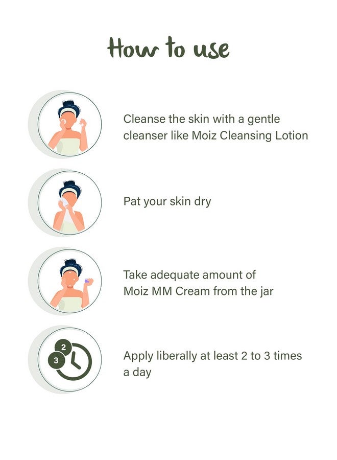 MOIZ Mm Skin Barrier Restoring Cream For Very Dry & Sensitive Skin Shea Butter & Vitamin E Dermatologically Tested - Image 5