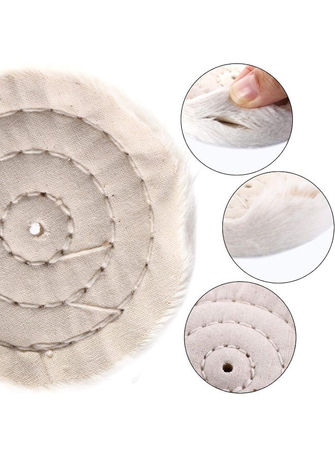 Hedume مجموعة هيدوم من 12 وسادة تلميع وعجلات تلميع - Image 3