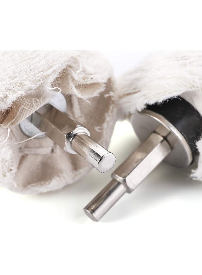 Hedume مجموعة هيدوم من 12 وسادة تلميع وعجلات تلميع - Image 4