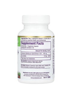 Paradise Herbs Paradise Herbs, Elderberry+ with Zinc, 60 Vegetarian Capsules  - Image 2