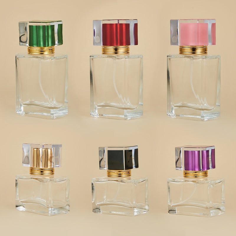 30Ml 50Ml Glass Refill Perfume Bottle Screw Square Glass Bottle Makeup Spray Empty Bottle - Image 2
