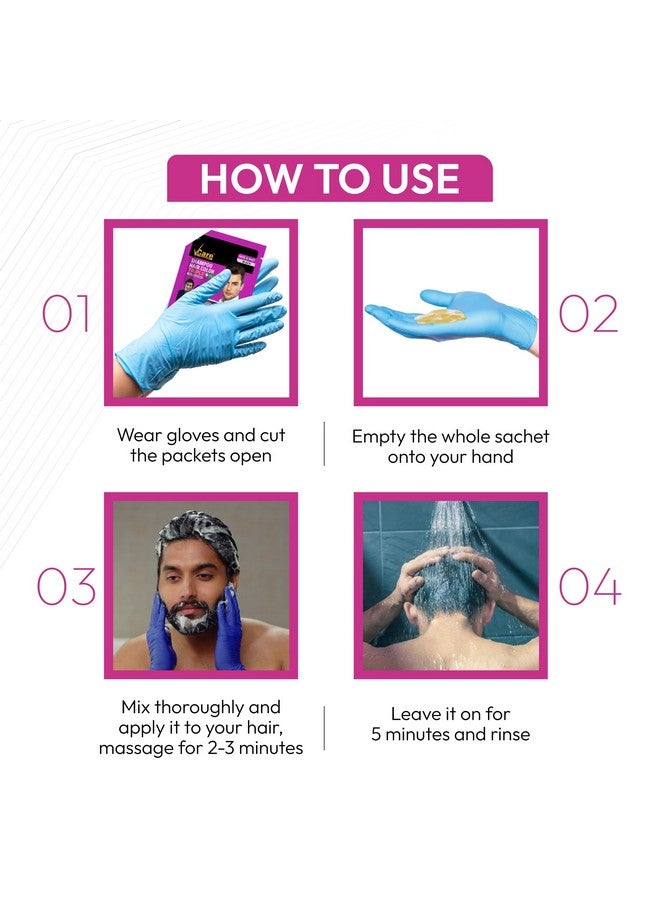 في كير شامبو تلوين الشعر - 15 مل لون أسود ويغذي شعرك بعمق | صبغة شعر في 5 دقائق | غني بعوامل النمو ومضادات الأكسدة، خالٍ من الأمونيا والكبريتات (عبوة من 3 قطع) - Image 4