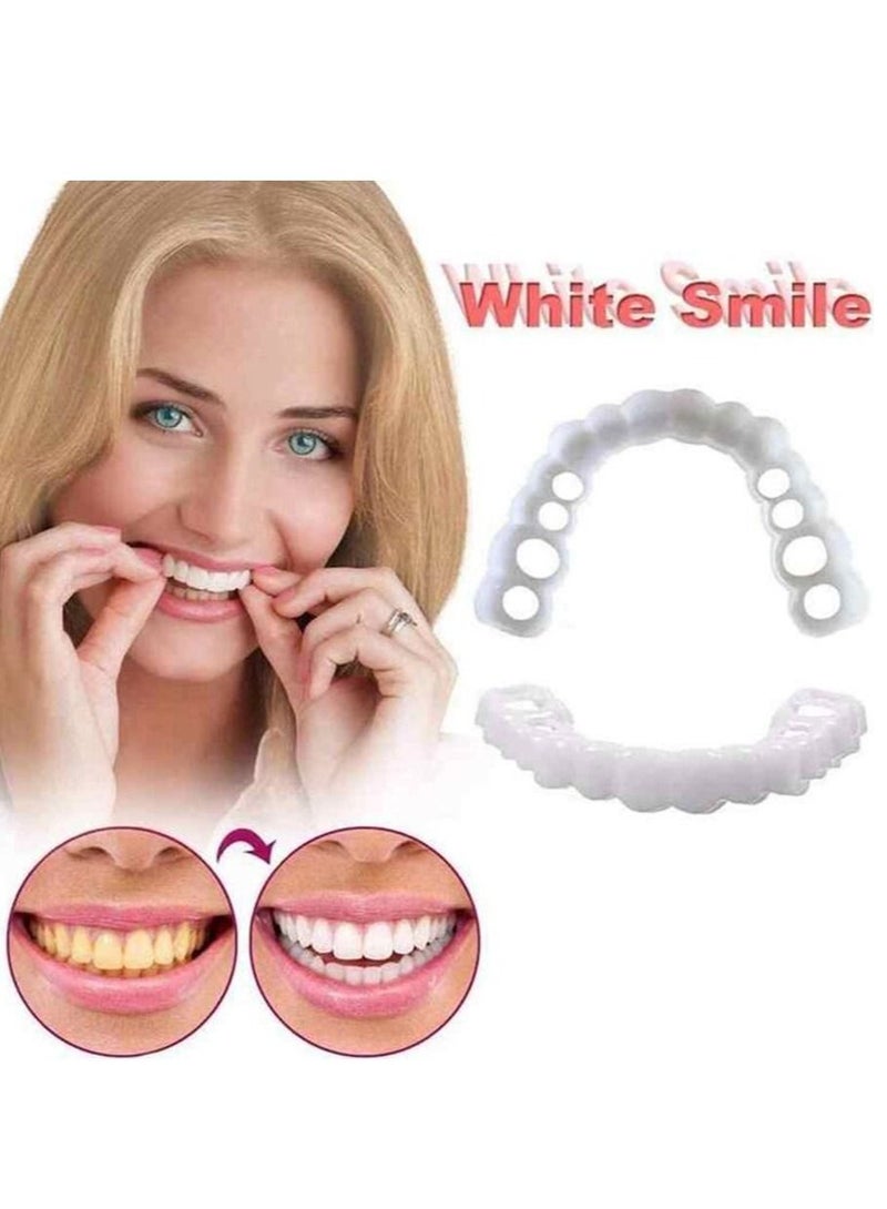 KASTWAVE Perfect Smile Upper Veneer False Teeth, Nature, and Comfortable, Protect Your Teeth and Regain Confident Smile - Image 4