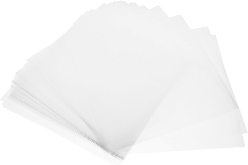 COSMEVIVI Waterproof Cellophane Sheets 100pcs 20x20cm 2.2thickness Candy Wrapping Film for Bouquets DIY Craft Supplies - Image 1