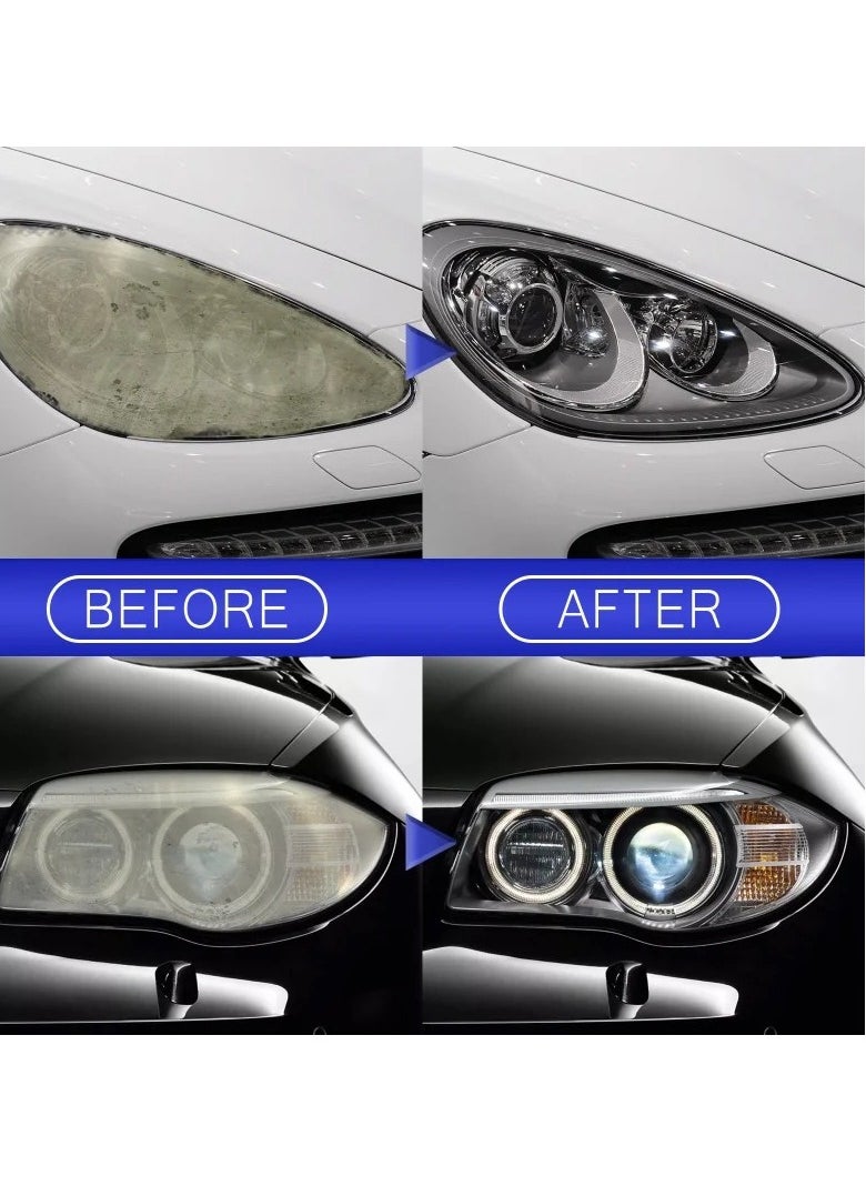 OUHOE Car Headlight Repair Fluid, Convenient Portable Auto Headlight Restoration Liquid, Long Lasting Innovative Headlight Repair Polish, Scratch Removal Spray for Head Light Lens, (1pc 10ml)  - Image 4
