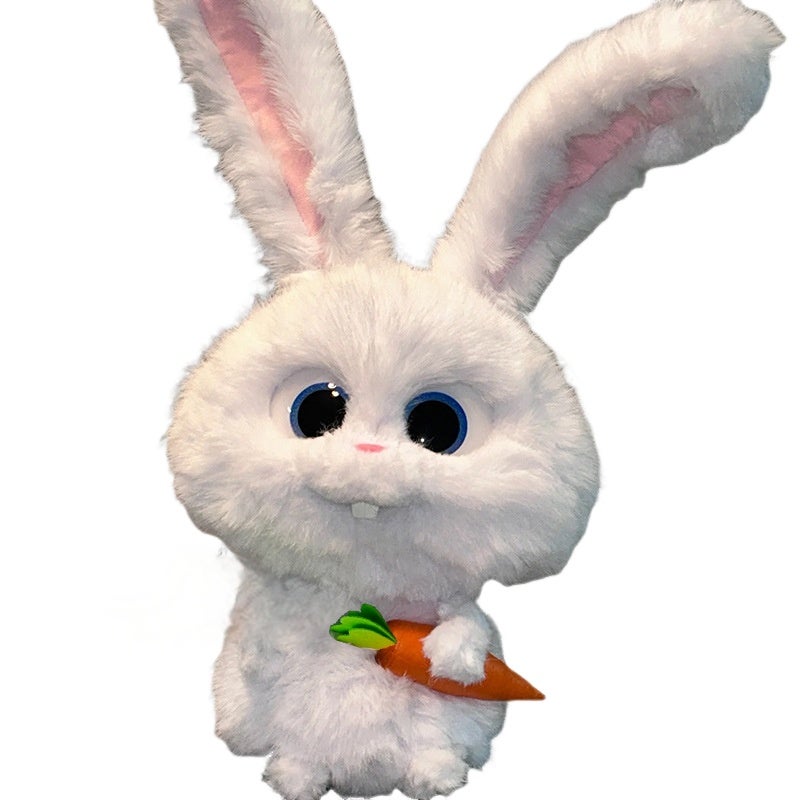 Stuffed doll 30 cm secret life to survive surpass the cute snowball (30 cm snowball rabbit Boss D). - Image 1