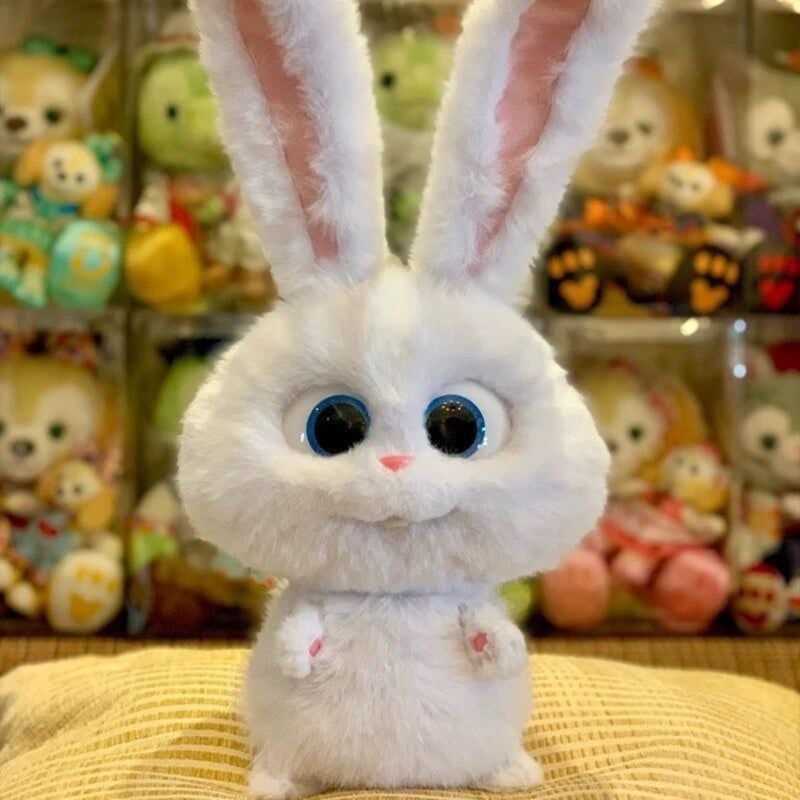 Stuffed doll 30 cm secret life to survive surpass the cute snowball (30 cm snowball rabbit Boss D). - Image 5