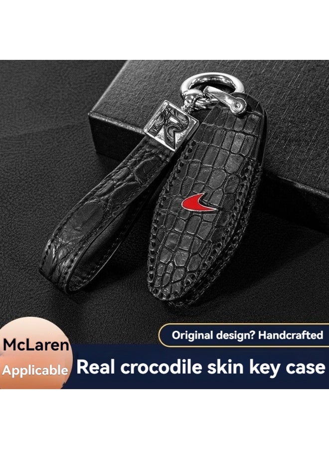 McLaren Crocodile Leather McLaren Key Fob for 720S, 570, S600, LT, 540C, 570GT High-End Cars Genuine Leather Bag - Image 2