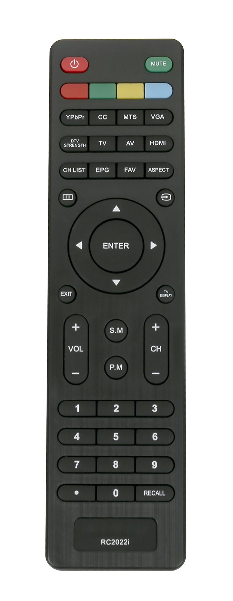 AULCMEET New RC2022i Replacement Remote Control fit for Isymphony TV 504C1931104 LED19IH50 LED32VH50 LED32IH50 LED24IF50 LED26IF50 - Image 5