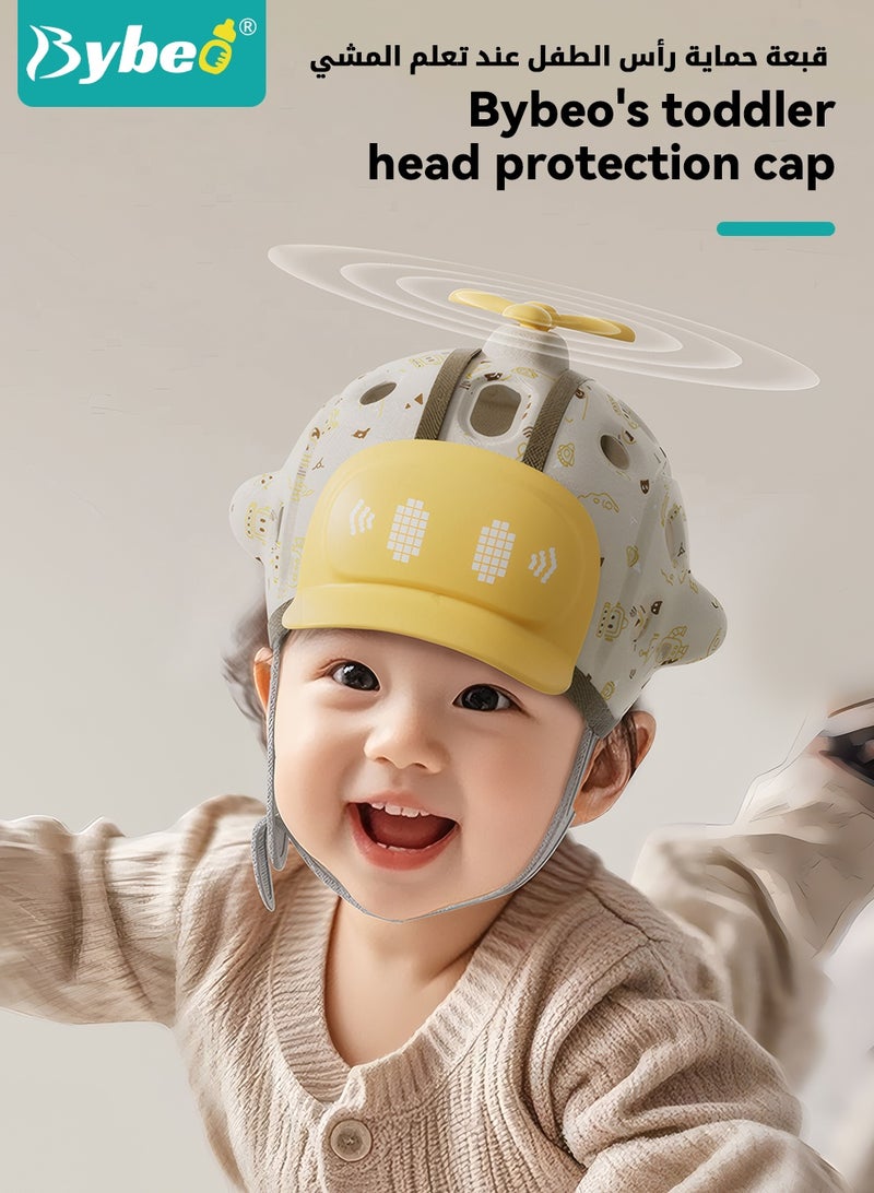 Bybeo Baby Head Protector, Baby Helmet, Infant Toddler Breathable Safety Protect Hat With 2 Knee Pads for Crawling and Walking, Aircraft Child Safety Helmet, 6 Months-3 Years - Image 2