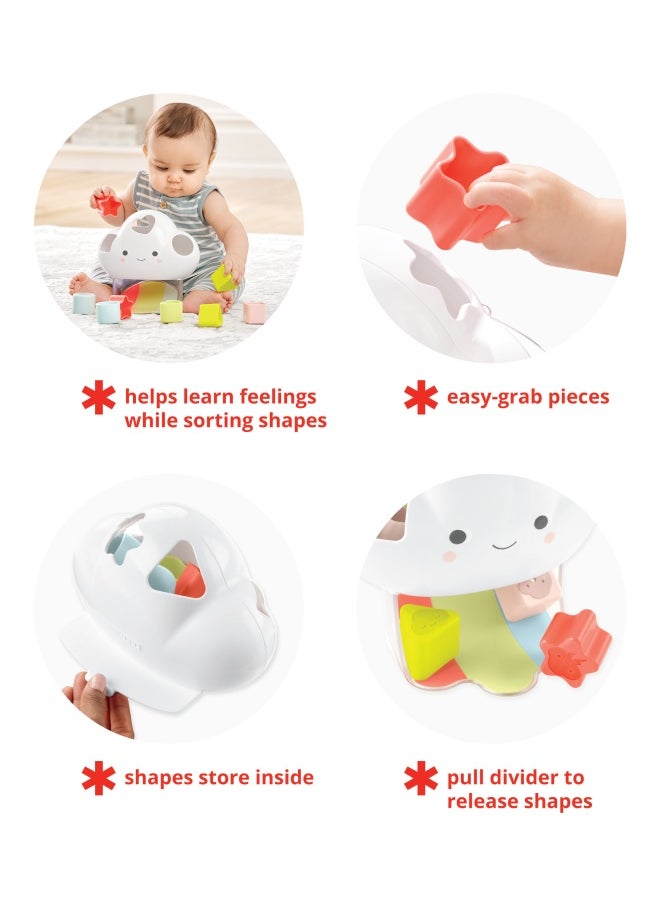 Skip Hop Silver Lining Cloud Feelings Shape Sorter  - Image 3