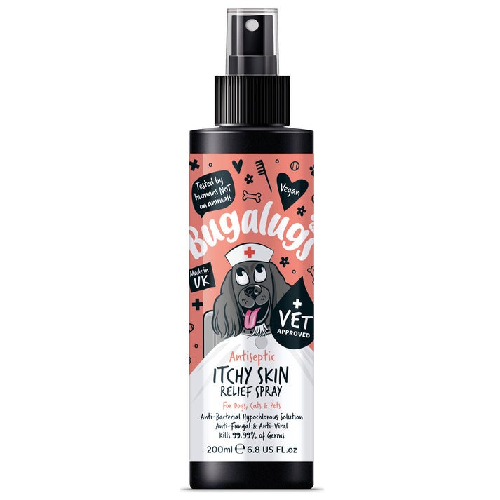 Bugalugs Antiseptic Itchy Skin Relief Spray For Pets - 200ML - Image 1