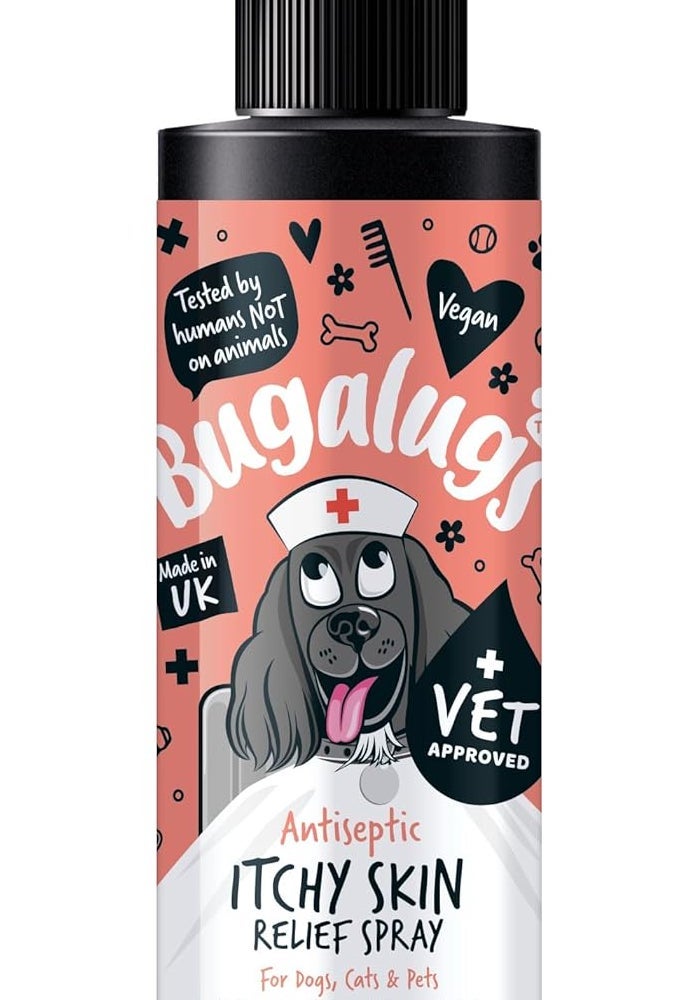 Bugalugs Antiseptic Itchy Skin Relief Spray For Pets - 200ML - Image 2