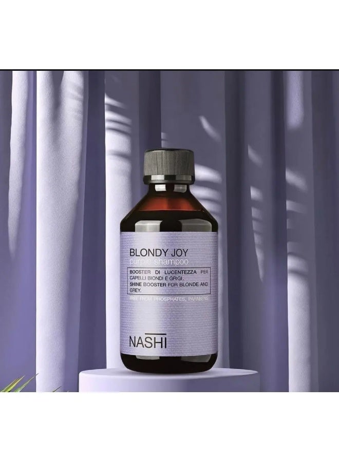 Nashi Argan Nashi Blondy Joy Purple Shampoo 250ml - Image 2