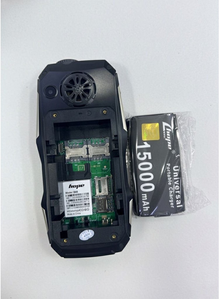 هوب هاتف Hope B86 للاستخدام الخارجي المتين - هوائي مزدوج، بطارية احتياطية بسعة 15000 مللي أمبير/ساعة، مقاوم للصدمات والماء - Image 2