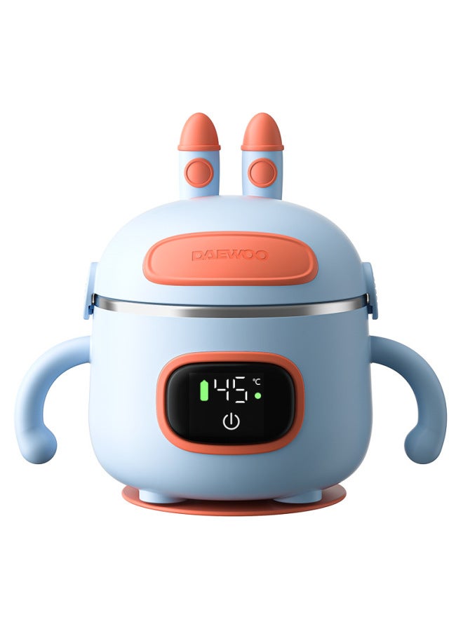 Daewoo Baby Incubation Bowl Rechargeable Children's Baby Drop-resistant Stainless Steel Water-free Intelligent Constant Temperature Bowl Food Bowl