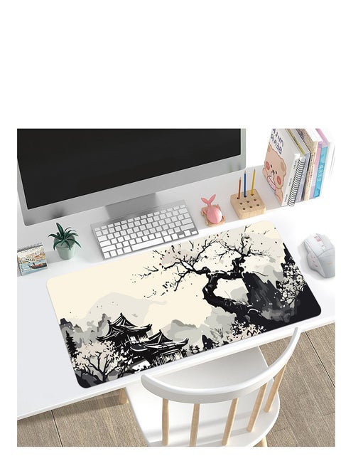 Large Mouse Pad Extended Gaming Mouse Pad Non-Slip Rubber Base Mouse pad Office Desk Mat Smooth Cloth Surface Keyboard Mouse Pads for Computers 800 X300 X 3mm