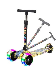 Tri Flash Wheel Graffiti Foldable And Adjustable Kids Scooter 55x58x25cm - pzsku/Z2836334E70DEC7DD006AZ/45/_/1733513272/5c2188cc-bc3e-4760-afdd-44a10d4e3c9a