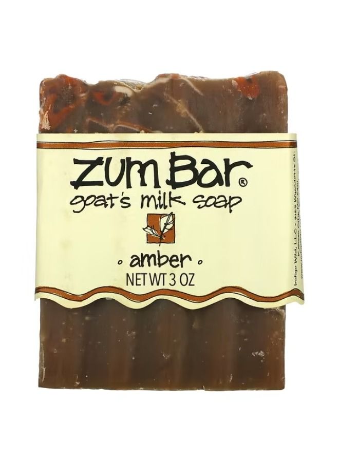 ZUM ZUM, Zum Bar, Goat's Milk Soap, Amber, 3 oz
