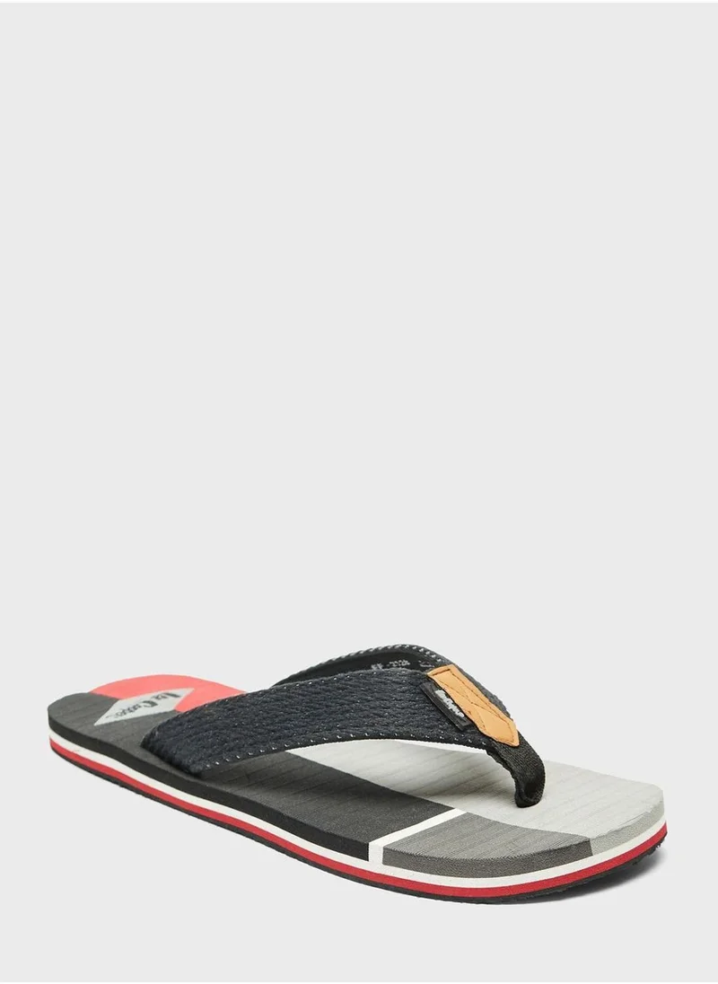 Lee Cooper Logo Flip Flops