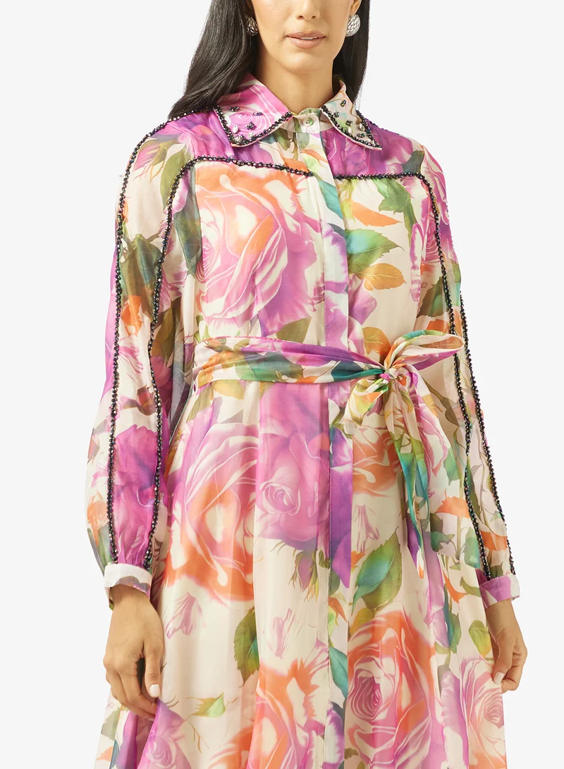 Khizana  Floral  Print Dress for Women | Best Price UAE