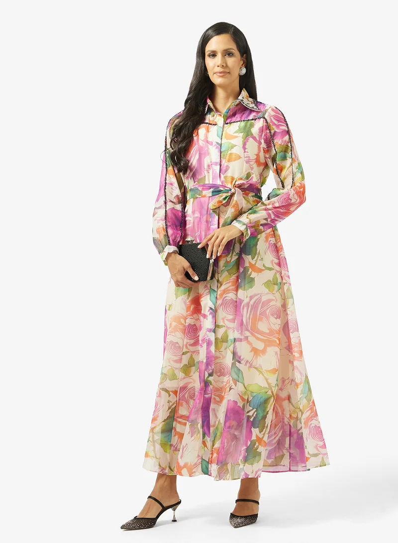 Khizana  Floral  Print Dress for Women | Best Price UAE