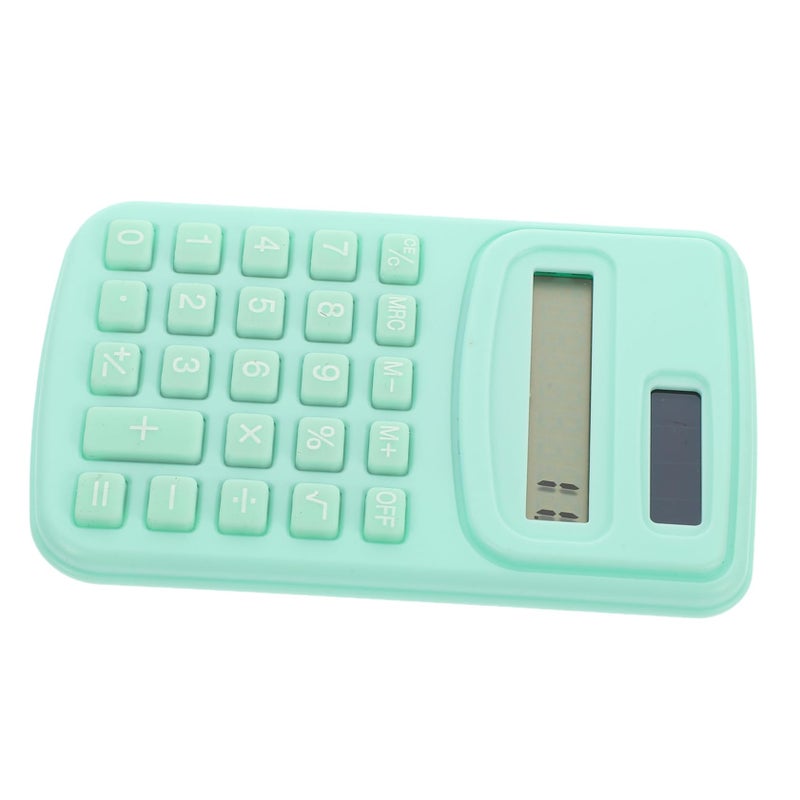 Mint Green Portable Electronic Calculator Slim Design for Students and Office Use - Image 2