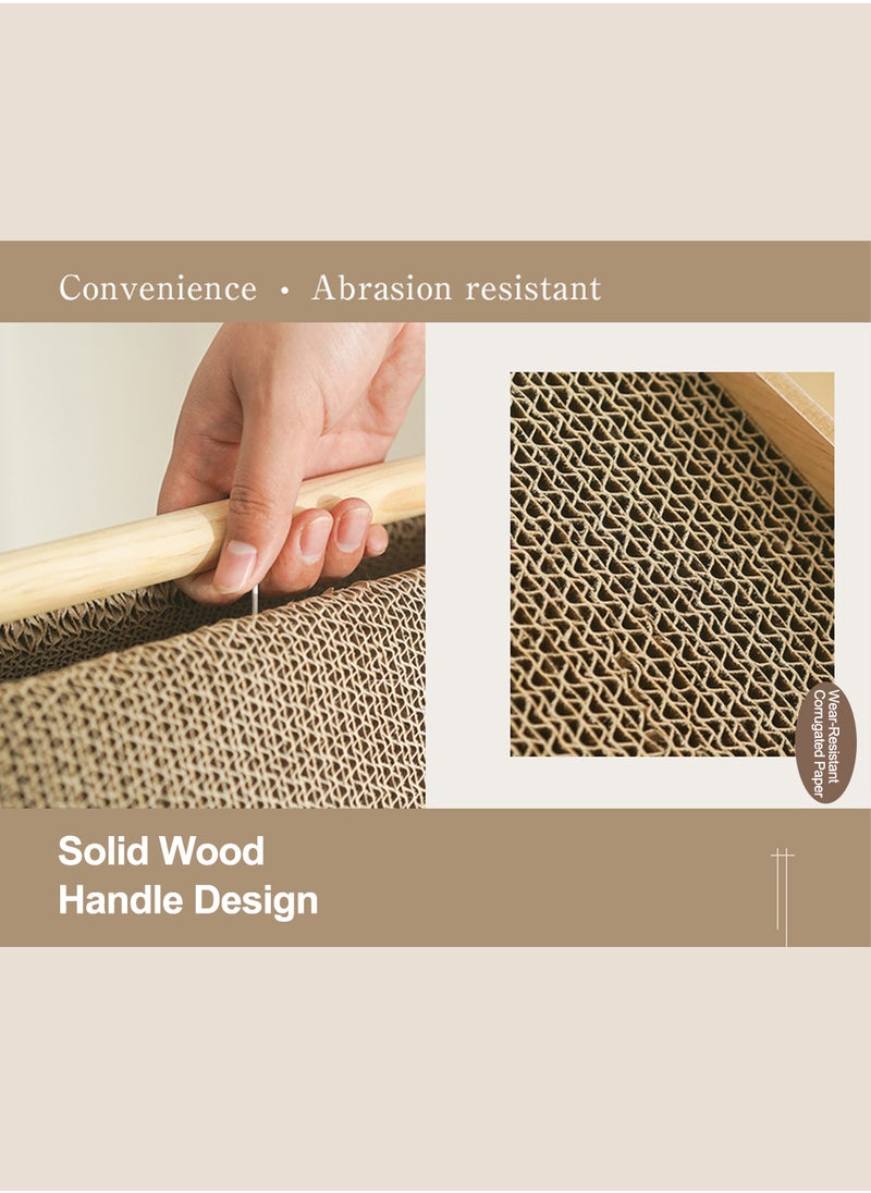 Kidle Cat Scratching Board Cat Litter Cardboard Box Cat Scratching Claw Grinder Cat Claw Board Durable Kitten Scratching Pads Cardboard Cats House for Cats Scratch Box Board for Cat  - Image 4