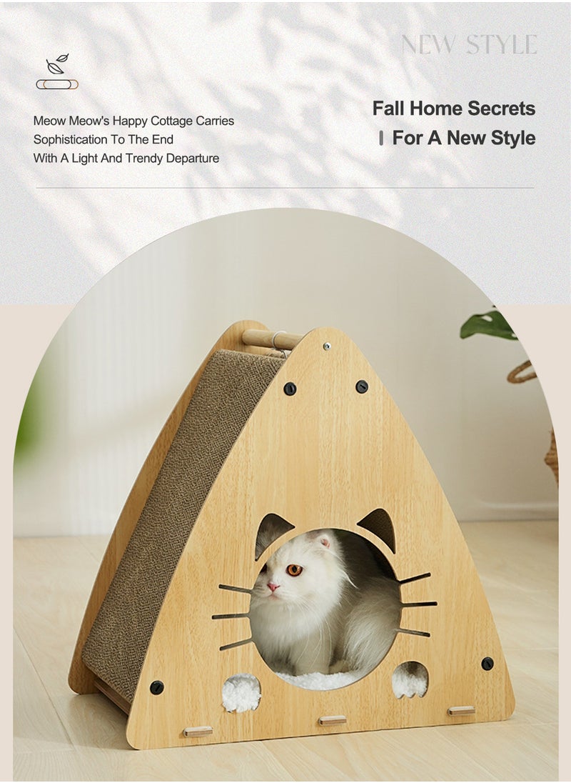 Kidle Cat Scratching Board Cat Litter Cardboard Box Cat Scratching Claw Grinder Cat Claw Board Durable Kitten Scratching Pads Cardboard Cats House for Cats Scratch Box Board for Cat  - Image 5