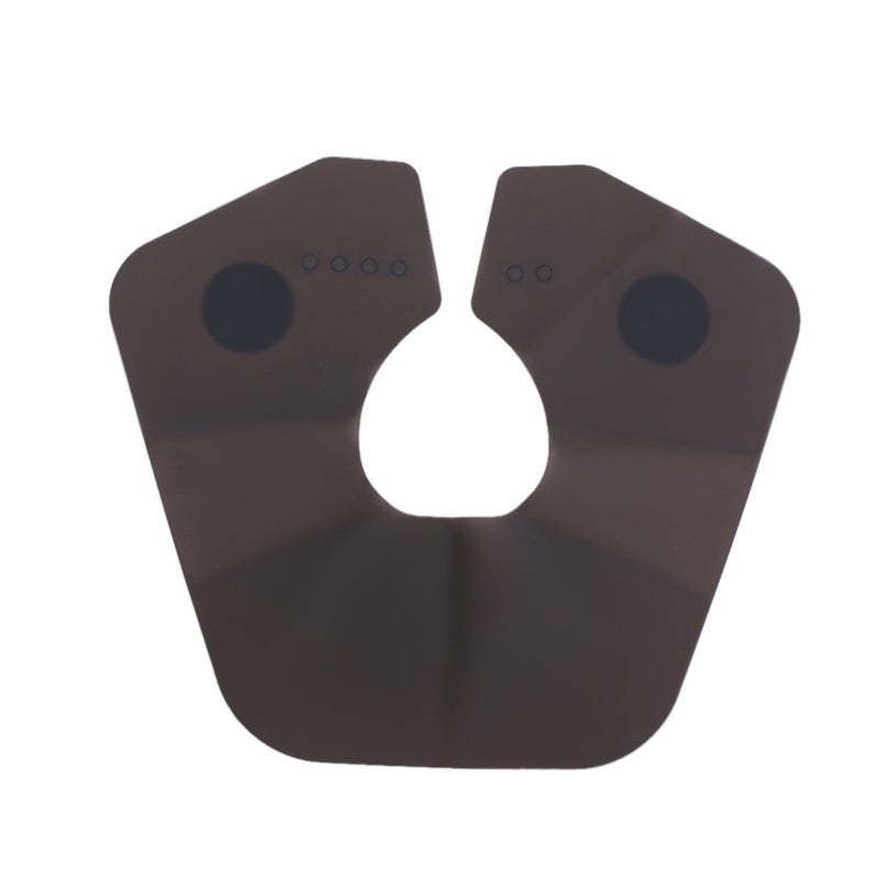 Hair Salon Stylist Cutting Collar Black Rubber Neck Wrap Neck Guard for Haircut Hair Dye - Image 1